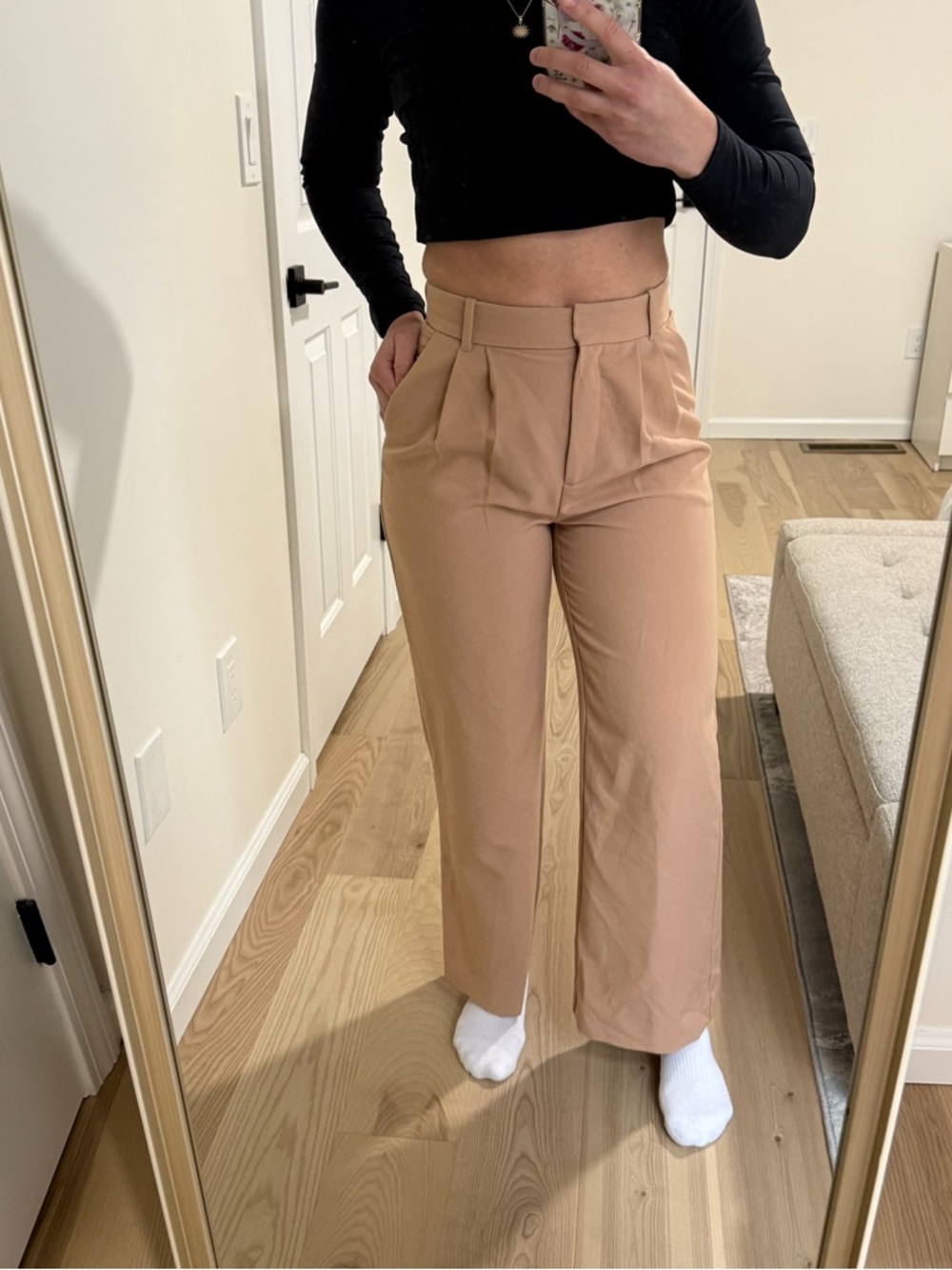 Abercrombie & Fitch High-Waist Wide Leg Pants - Picture 6 of 7